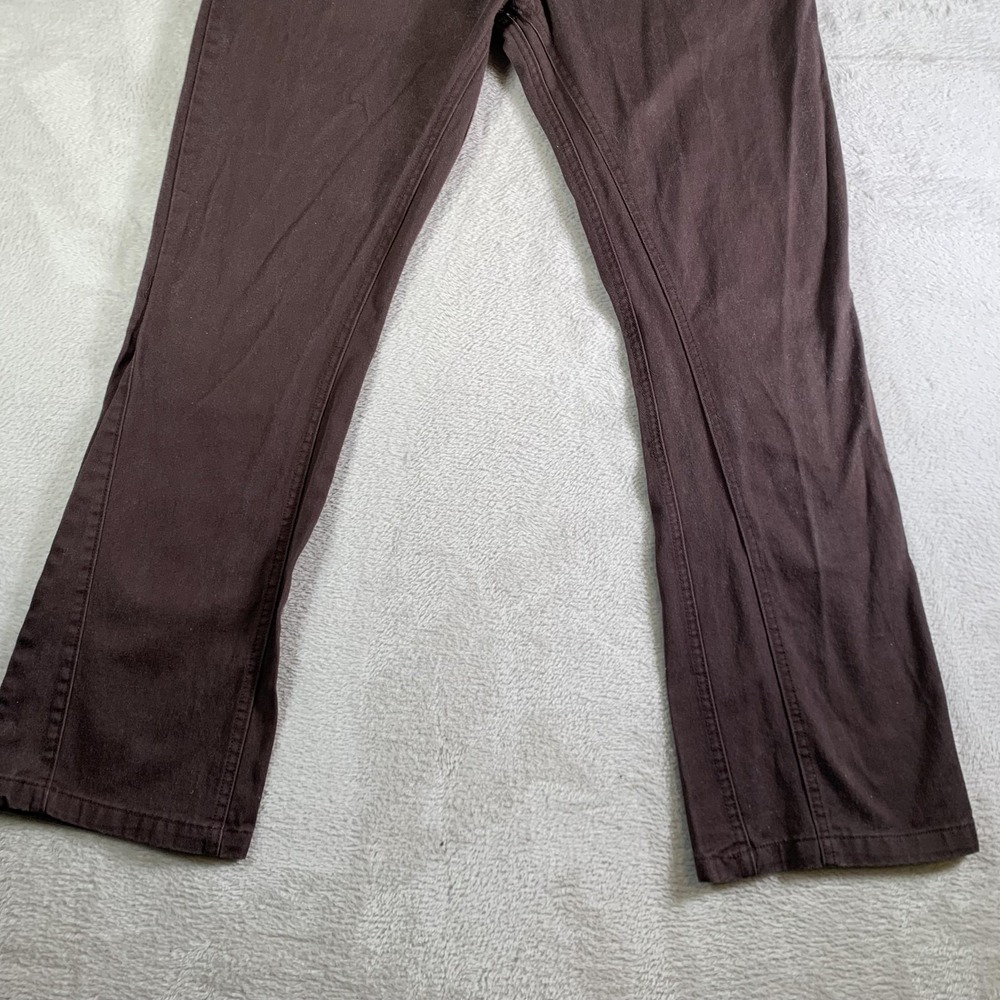 Mintcrew Jeans Mens 38x30 Brown Straight Leg 100% Cotton Button Fly Denim Pants - Picture 3 of 16